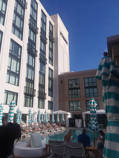 The Pendry pool area