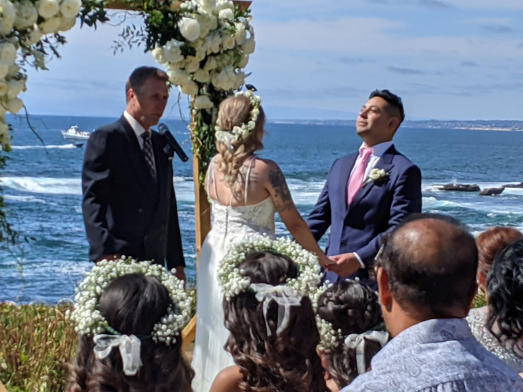La Jolla wedding ceremony