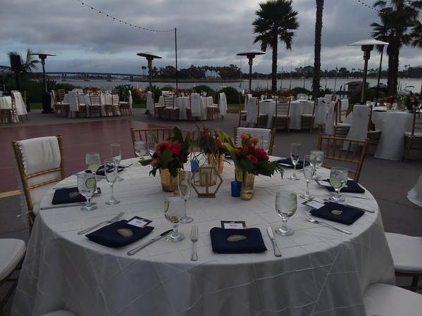 Wedding reception at Paradise Point Resort