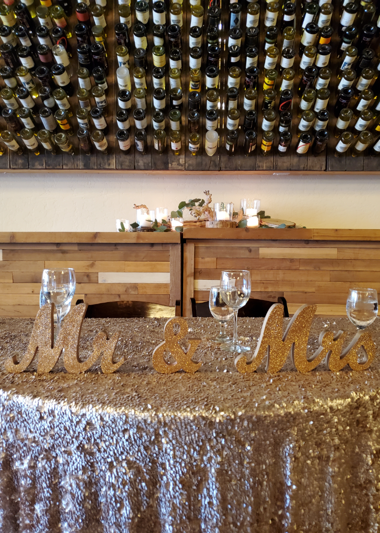 Wine themed wedding in San Diego gaslamp