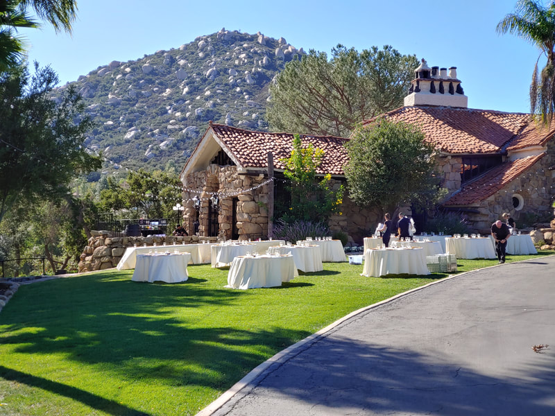 Mt Woodson Castle Wedding Reception