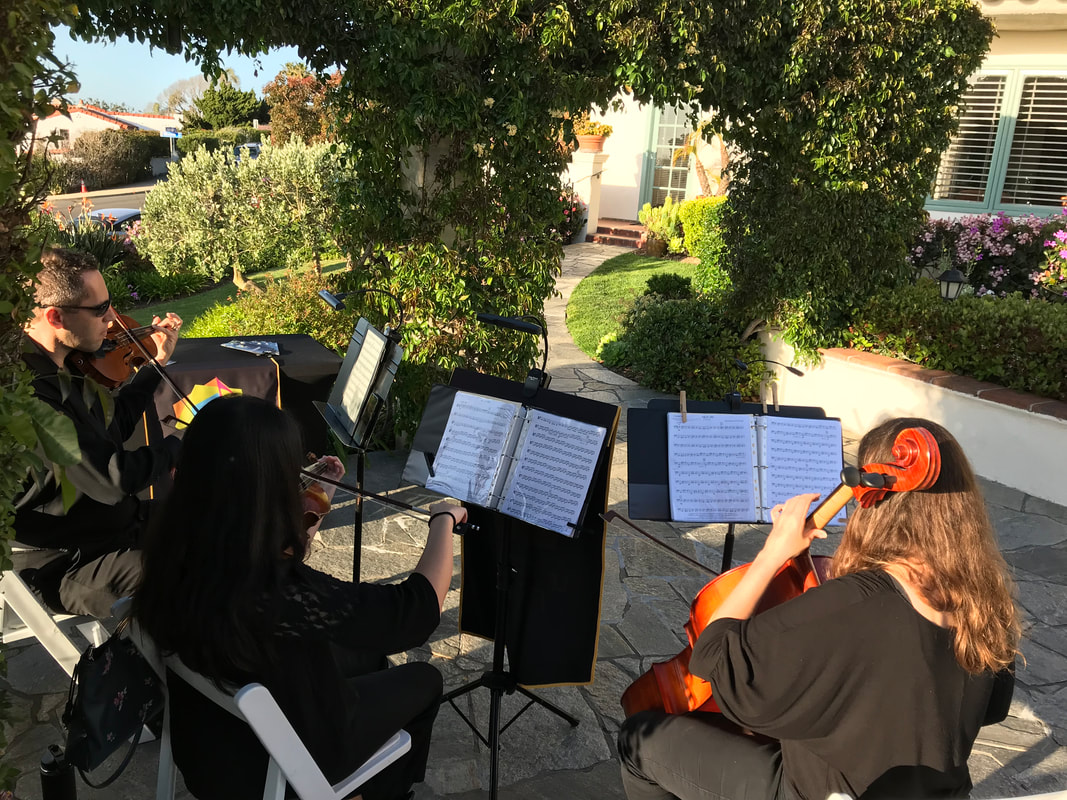 Wedding strings at Thursday Club in Point Loma