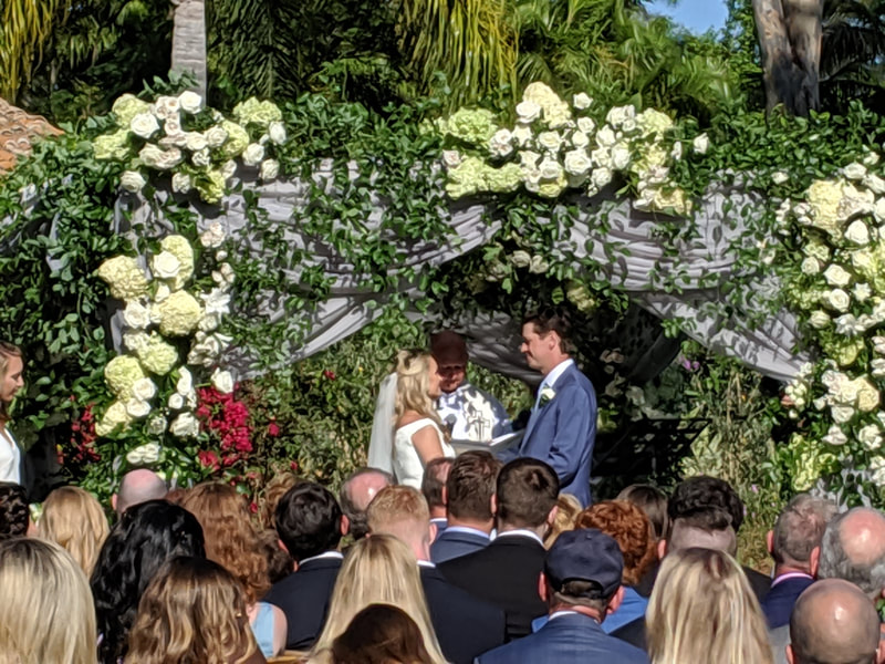 Wedding Ceremony at Rancho Valencia
