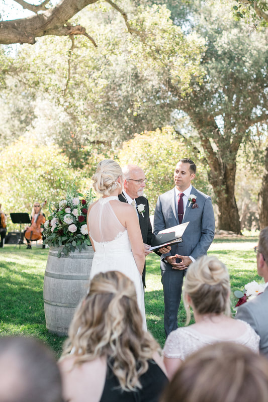 Milagro Winery Wedding Ceremony
