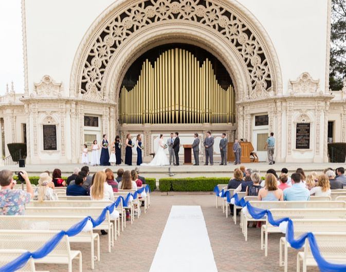 Balboa Park Organ Pavilion Wedding