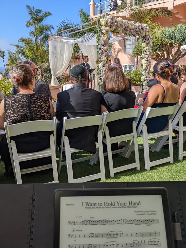 Jewish wedding in La Jolla