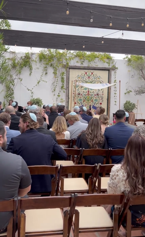 Jewish wedding ceremony at La Ventura San Clemente