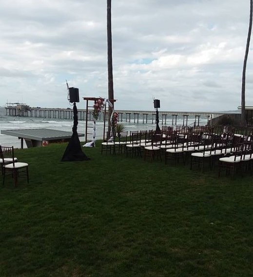 Scripps Seaside Forum wedding ceremony